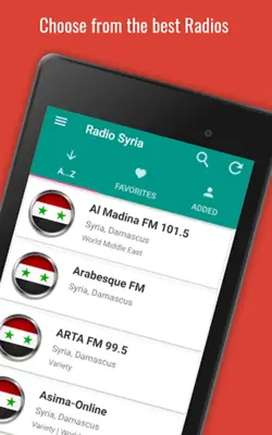 Radio Syria PRO+ android App screenshot 9