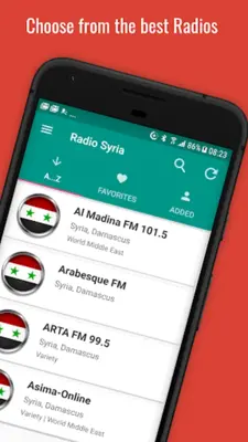 Radio Syria PRO+ android App screenshot 14