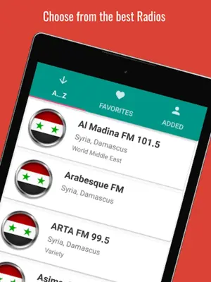 Radio Syria PRO+ android App screenshot 4